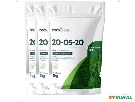 Maxgreen 20-05-20 Fertilizante Mineral Misto