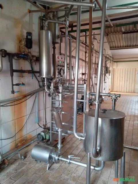 Pasteurizador de Leite para Fabricação de Placas (Queijo)