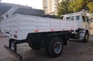 Carroceria de ferro caminhão + Sobre chassi + Malhal dianteiro para Munk + Malhal traseiro