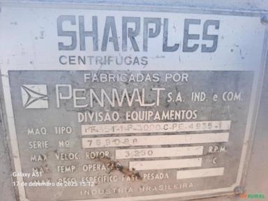 Centrífuga Decanter Industrial Sharples Imagem Centrífuga Decanter Industrial Sharples