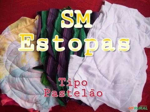 Retalhos em algodão-malhas tipo pastelão Imagem Retalhos em algodão-malhas tipo pastelão