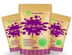 Café de Açaí,Produto Agroecológico, Zero Agrotóxico 250g