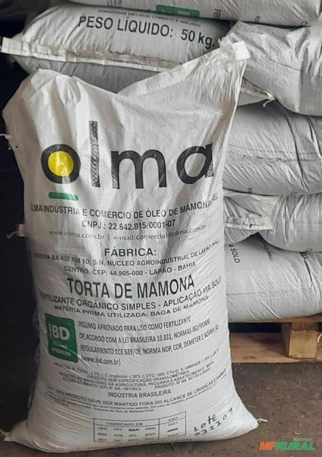 Torta de Mamona Adubo Orgânico Imagem Torta de Mamona Adubo Orgânico