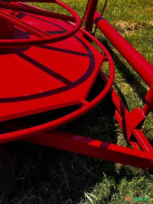 CONJUNTO IRRIGACAO ASPERSOR E CARRINHO - RESTAURADO MARCA DANTAS Imagem CONJUNTO IRRIGACAO ASPERSOR E CARRINHO - RESTAURADO MARCA DANTAS