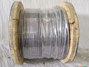 Cordoalha de Aço Galvanizado - 7 fios ¼