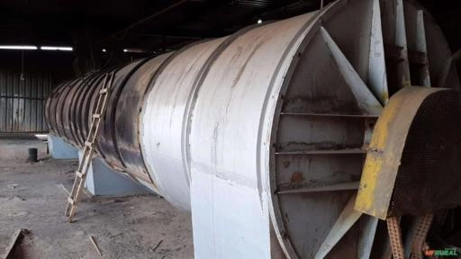 Imagem Sistema Completo de Secagem de Serragem com Filtros e Tubulações Industriais Imagem Sistema Completo de Secagem de Serragem com Filtros e Tubulações Industriais