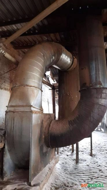 Imagem Sistema Completo de Secagem de Serragem com Filtros e Tubulações Industriais Imagem Sistema Completo de Secagem de Serragem com Filtros e Tubulações Industriais