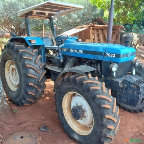 Imagem Trator New Holland 7630 4x4 ano 06 Imagem Trator New Holland 7630 4x4 ano 06