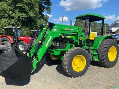 Trator John Deere JD 6100E Ano 2017 Imagem Trator John Deere JD 6100E Ano 2017