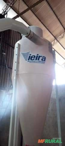 Imagem Moinho Vieira MCD 530 (20cv) + Ciclone em polietileno e Moega em aço carbono Imagem Moinho Vieira MCD 530 (20cv) + Ciclone em polietileno e Moega em aço carbono