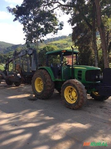 Trator John Deere 6110 J 4x4 ano 11 Imagem Trator John Deere 6110 J 4x4 ano 11