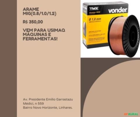 Arame mig 0.8, 1.0 e 1.2 Imagem Arame mig 0.8, 1.0 e 1.2