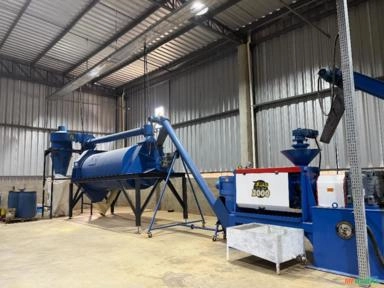 Extrusora de soja Imagem Extrusora de soja