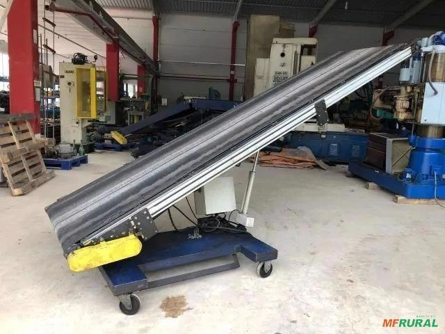 Esteira transportadora industrial articulada com 800 mm de largura Imagem Esteira transportadora industrial articulada com 800 mm de largura