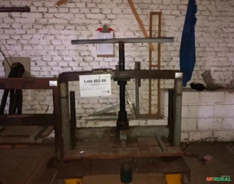 PRENSA DE FUSO MANUAL Imagem PRENSA DE FUSO MANUAL