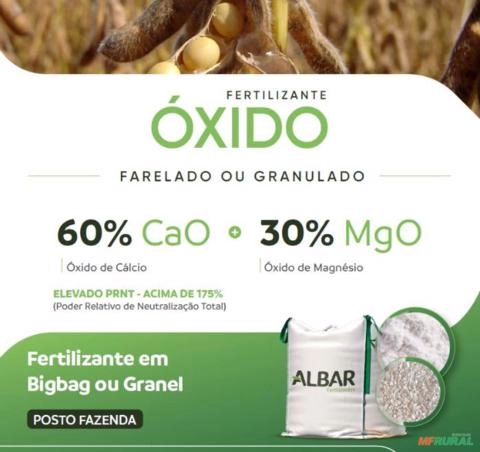 Óxido de Cálcio e Magnésio - 60% CaO + 30% MgO Imagem Óxido de Cálcio e Magnésio - 60% CaO + 30% MgO