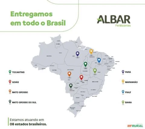 00.15.00 - Albar Phos 15 - Fertilizante com 15% Fósforo, 13% Cálcio e 3% Enxofre - Granel