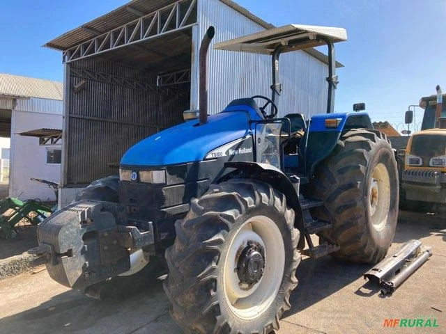 Trator New Holland TS 100 4x4 ano 03