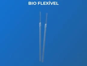 Canudo  Bio flexível  6 mm - Caixa 3000und