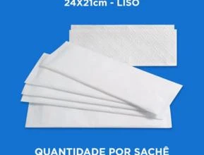 Guardanapos Sache Lisos Branco - Caixa 500 und.