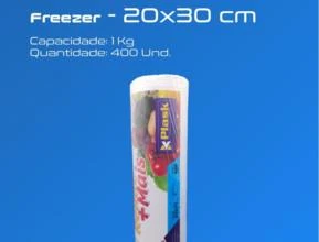 Bobina Picotada Freezer - Rende Mais - 20x30 cm - 400 Und.