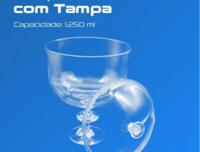 Taça Americana com Tampa - 1.250ml - 1 Und