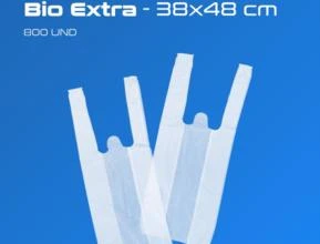 Sacolas Plásticas Branca Bio -  Medidas: 38x48 cm Tipo: Extra - 800 Und