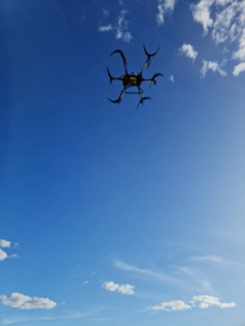 Pulverização por Drones