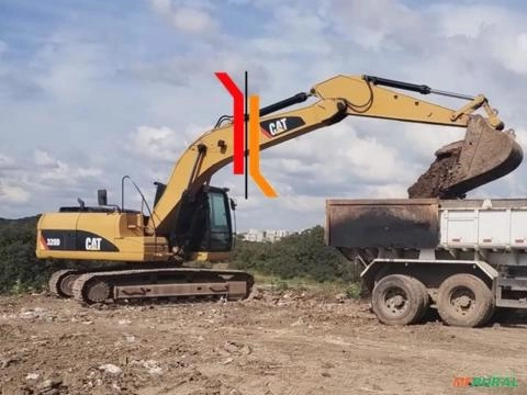 Escavadeira Hidráulica Usada Caterpillar 320D Ano 2012 Imagem Escavadeira Hidráulica Usada Caterpillar 320D Ano 2012