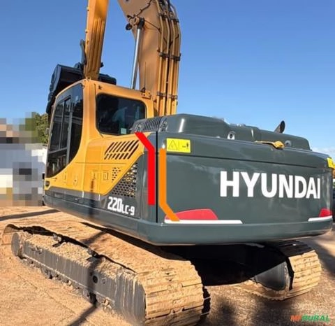Escavadeira Hidráulica Hyundai R220LC-9 Ano 2018 Imagem Escavadeira Hidráulica Hyundai R220LC-9 Ano 2018