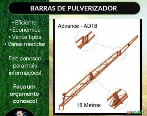BARRA PARA PULVERIZADORES MOD JACTO Imagem BARRA PARA PULVERIZADORES MOD JACTO