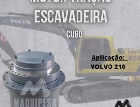 MOTOR DE TRAÇÃO HIDRÁULICA - (CUBO) ESCAVADEIRA VOLVO EC210