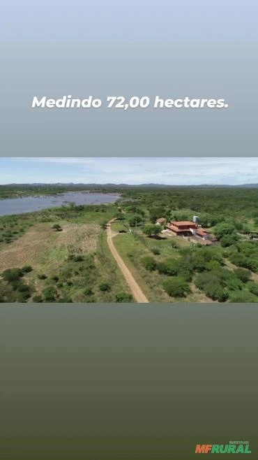 Fazenda medindo 72,00 hectares em Jabitaca-PE