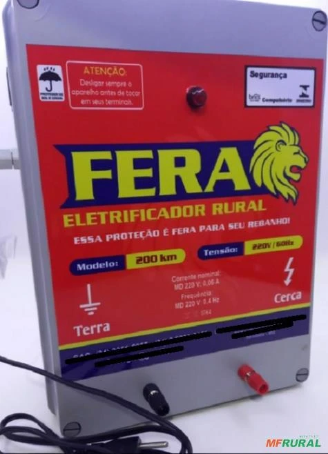 ELETRIFICAODR PARA CERCA MODELO 200KM 220V