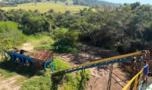 Planta de Classificação de Areia Operacional com 4 Silos e Peneira Imagem Planta de Classificação de Areia Operacional com 4 Silos e Peneira
