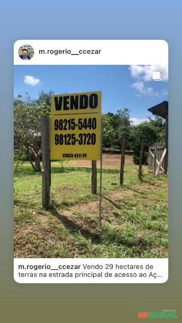 Vendo 290.000m² n Avenida principal de acesso a praia do Açutuba localizada Iranduba Amazonas