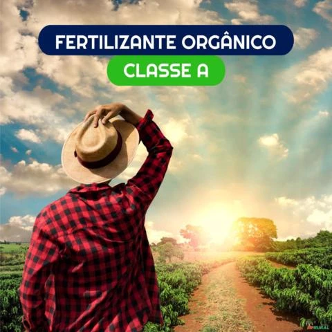 Fertilizante Adubo Orgânico Classe A Peletizado 25Kg