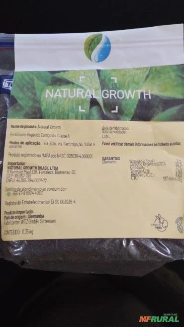 Fertilizante organico Natural Growth da Alemanha