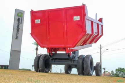 CARRETINHA BASCULANTE AGRÍCOLA PARA 7 TONELADAS