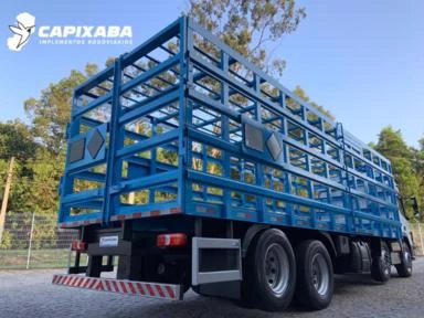 Carroceria bitruck gaiola transporte de gás botijão - 704 P13