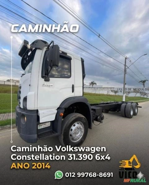 Caminhão Volkswagen Constellation 31.390 6x4 Imagem Caminhão Volkswagen Constellation 31.390 6x4