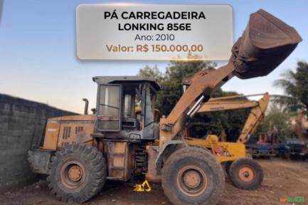 PÁ CARREGADEIRA LONKING 856E (ANO 2010) Imagem PÁ CARREGADEIRA LONKING 856E (ANO 2010)