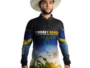 Camisa Agro Brk Drone é Agro com Uv50