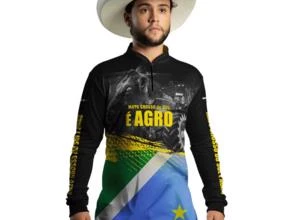 Camisa Agro Brk Mato Grosso do Sul é Agro com UV50+
