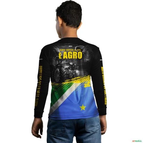 Camisa Agro Brk Mato Grosso do Sul é Agro com UV50+