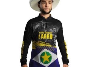 Camisa Agro Brk Mato Grosso é Agro com UV50+