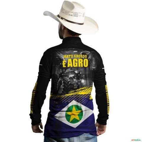 Camisa Agro Brk Mato Grosso é Agro com UV50+