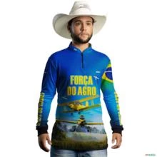 Camisa Agro Brk Aviacao Agricola com Uv50 -  Gênero: Masculino Tamanho: G