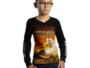 Camisa Agro Brk Mangalarga Marchador com Uv50 -  Gênero: Infantil Tamanho: Infantil XG