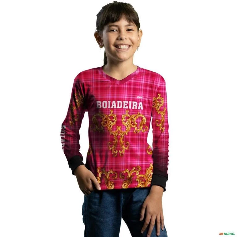 Camiseta Agro Brk Só Para Loucos Trator com UV50+ -  Gênero: Infantil Tamanho: Infantil P